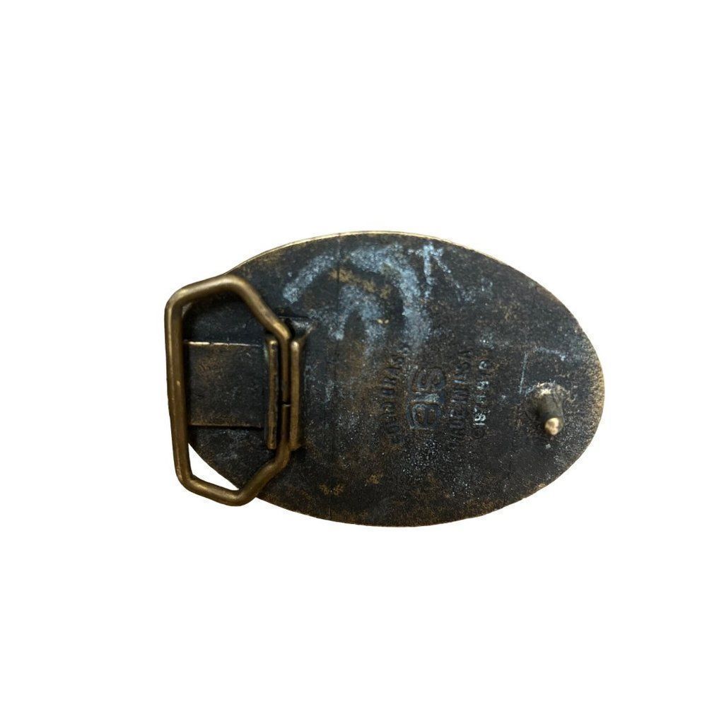 Vintage Oil Field Industry Collectible grande Praire dome belt buckle - Picture 2 of 5